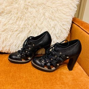 Black leather Proenza Schouler pumps booties